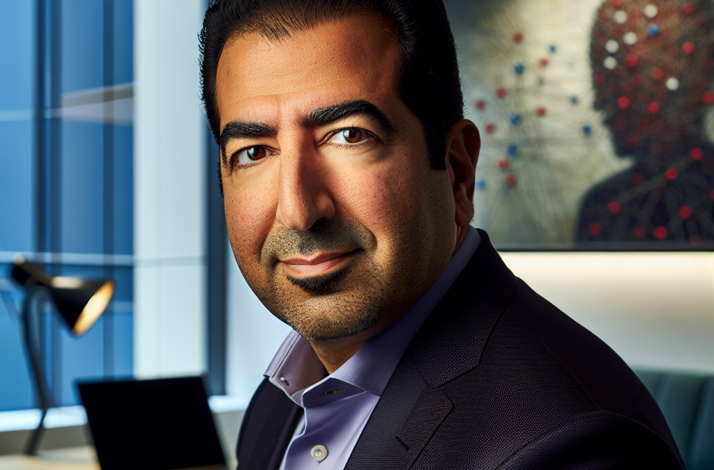 Business leader in a modern office representing AI and education innovation in Northern Virginia